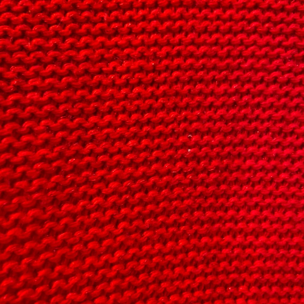 St. John's Bay Red Cablenit V-Neck Sweater - Size Large - Picture 6 of 8